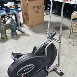 EXERPEUTIC AIR ELLIPTICAL W/ DUAL ACTION ARMS & CONSOLE
