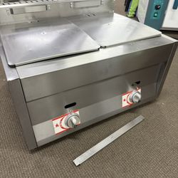 2-Tank Gas Fryer Commercial Gas Fryer