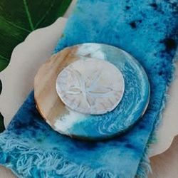 Handmade Ice 🧊 dyed linen napkins for events! 50 count