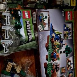 USED LEGO Minecraft: The Windmill Farm (21262) with Extras