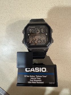 Casio Referee Timer Digital Sports Watch