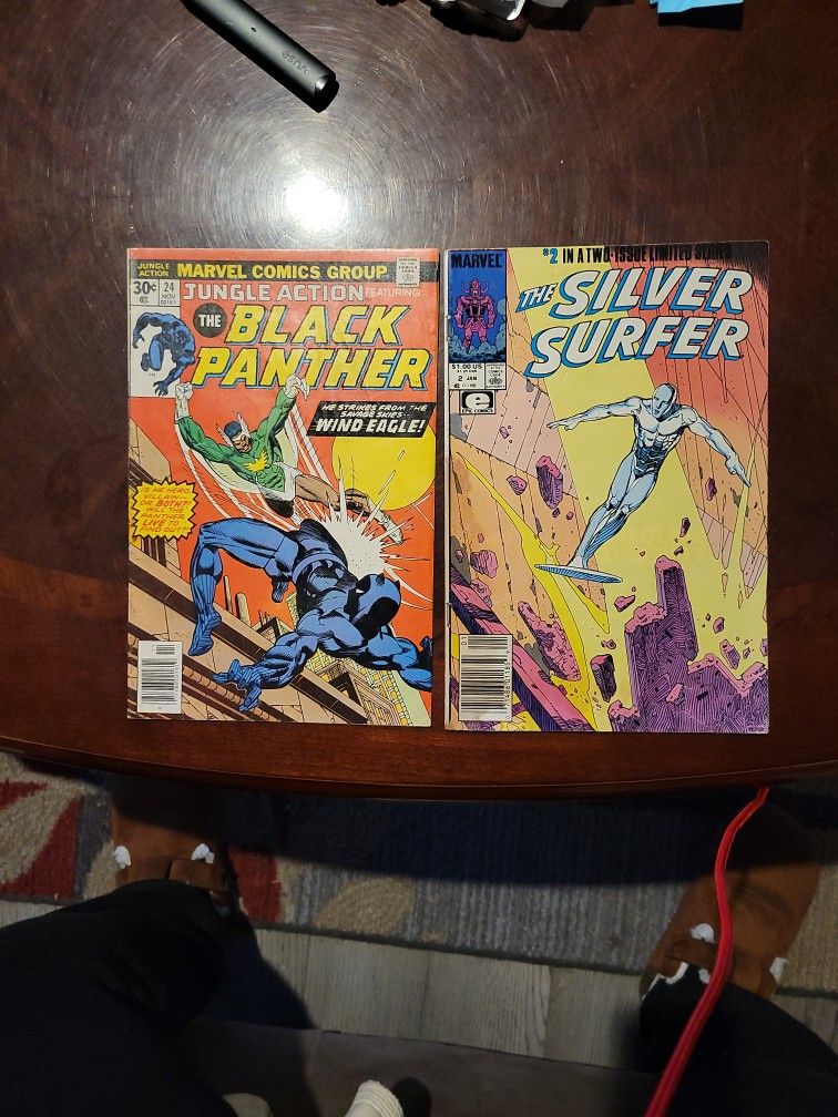MARVELS SILVER SURFER & BLACK PANTHER