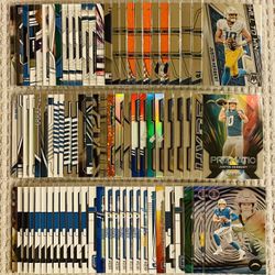 Los Angeles Chargers 80 Card Football Lot!