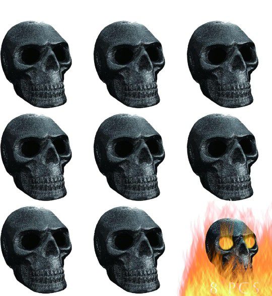Gas Log Metal Skulls For Fire Pits