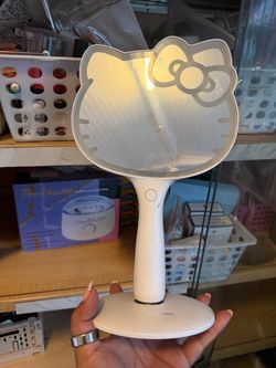 Hello Kitty LED Rechargeable Makeup Mirror from Impressions Vanity