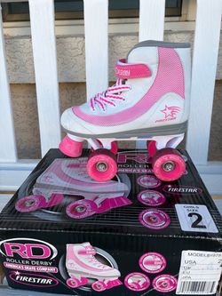 Roller Derby Firestar Girls Roller Skates Size 2