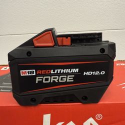 Milwaukee M18 18V Lithium-Ion REDLITHIUM FORGE HD 12.0 Ah Battery Pack $299 plus tax at Home Depot