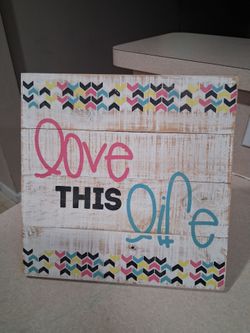 Decorative Wooden Sign