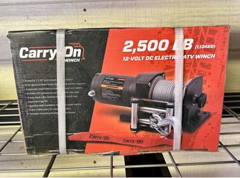 Carry-On 2,500 lb 12-Volt DC Electric ATV Winch