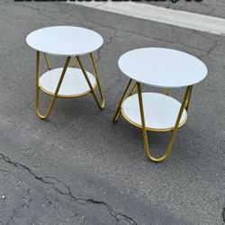 Brand New Side Tables Marching Set Of End Tables For $40