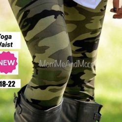 NEW Womens Camouflage Leggings Soft As Lularoe OS/TC/TC2 