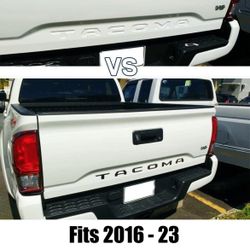 Stick Ons Letters 3D Fit Tacoma Tailgate 1016 To 2023