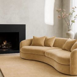 8’x10’ Solid Beige Berber Rug 