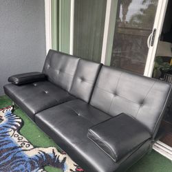 Black Futon - Good Condition - $45
