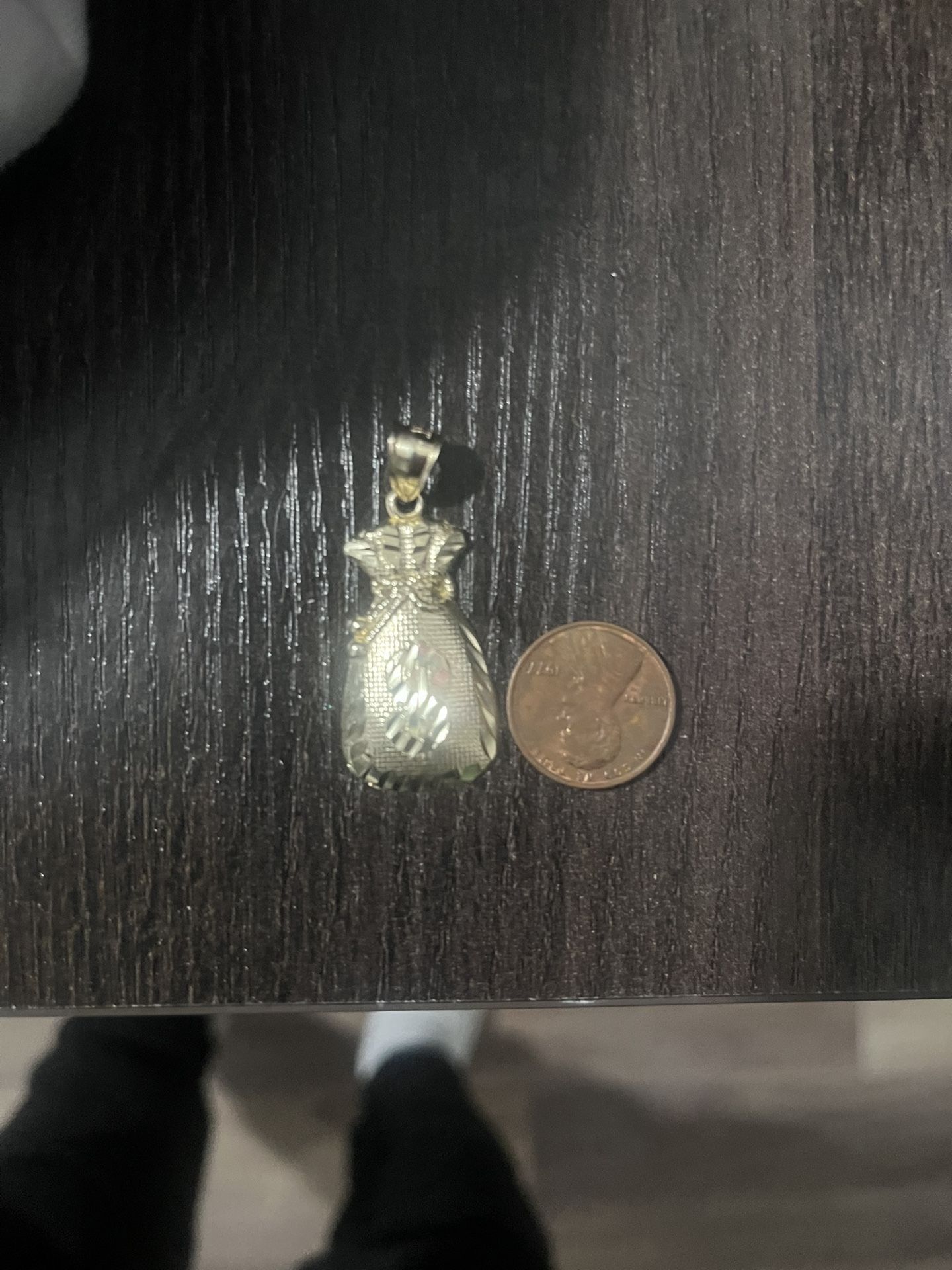 10k Gold Moneybag Pendant