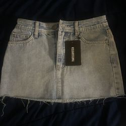 thatssofetch jean denim skirt 