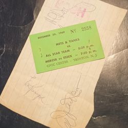 Dec 20, 1969 Ticket Stub