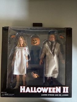 NECA Halloween II Laurie Strode & Dr. Loomis Figure Set