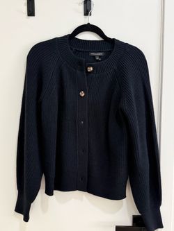 Large black cardigan Banana Republic