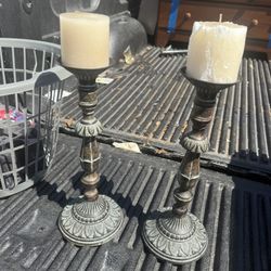 Candle Holders X 2