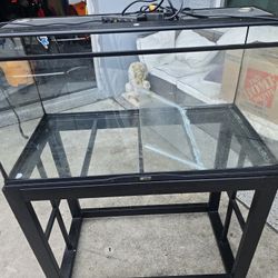 Fifty five gallon fish tank Zoo Med Tank 