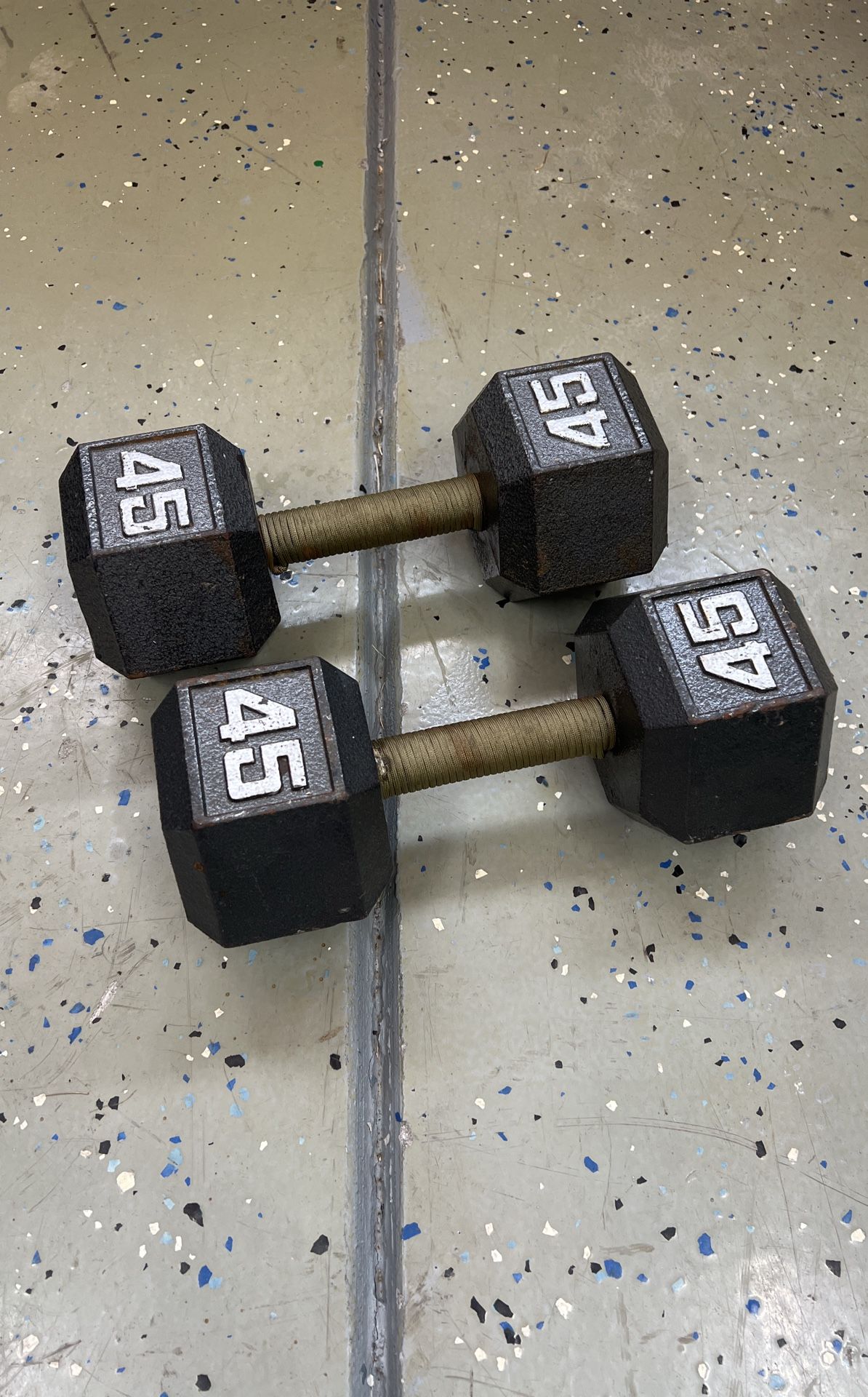 Set Of 45lb Dumbbells