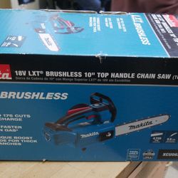 Makita 18V LXT Brushless 10in Top Handle Chainsaw TOOL-ONLY XCU06Z BRAND NEW