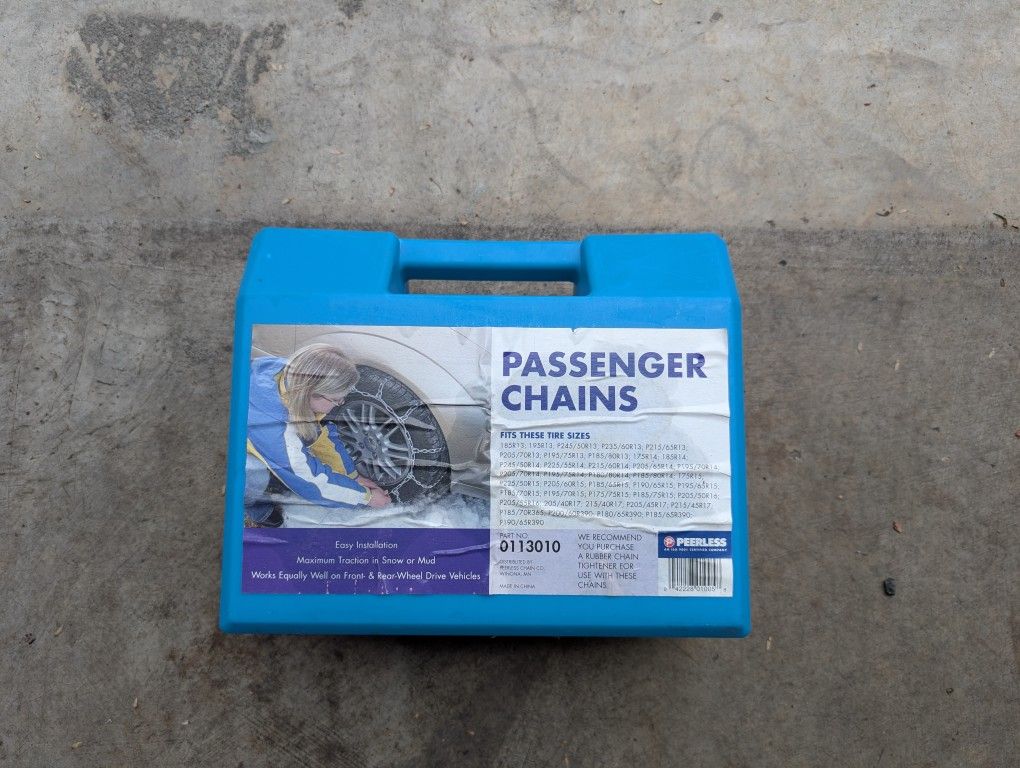 Snow chains for cars