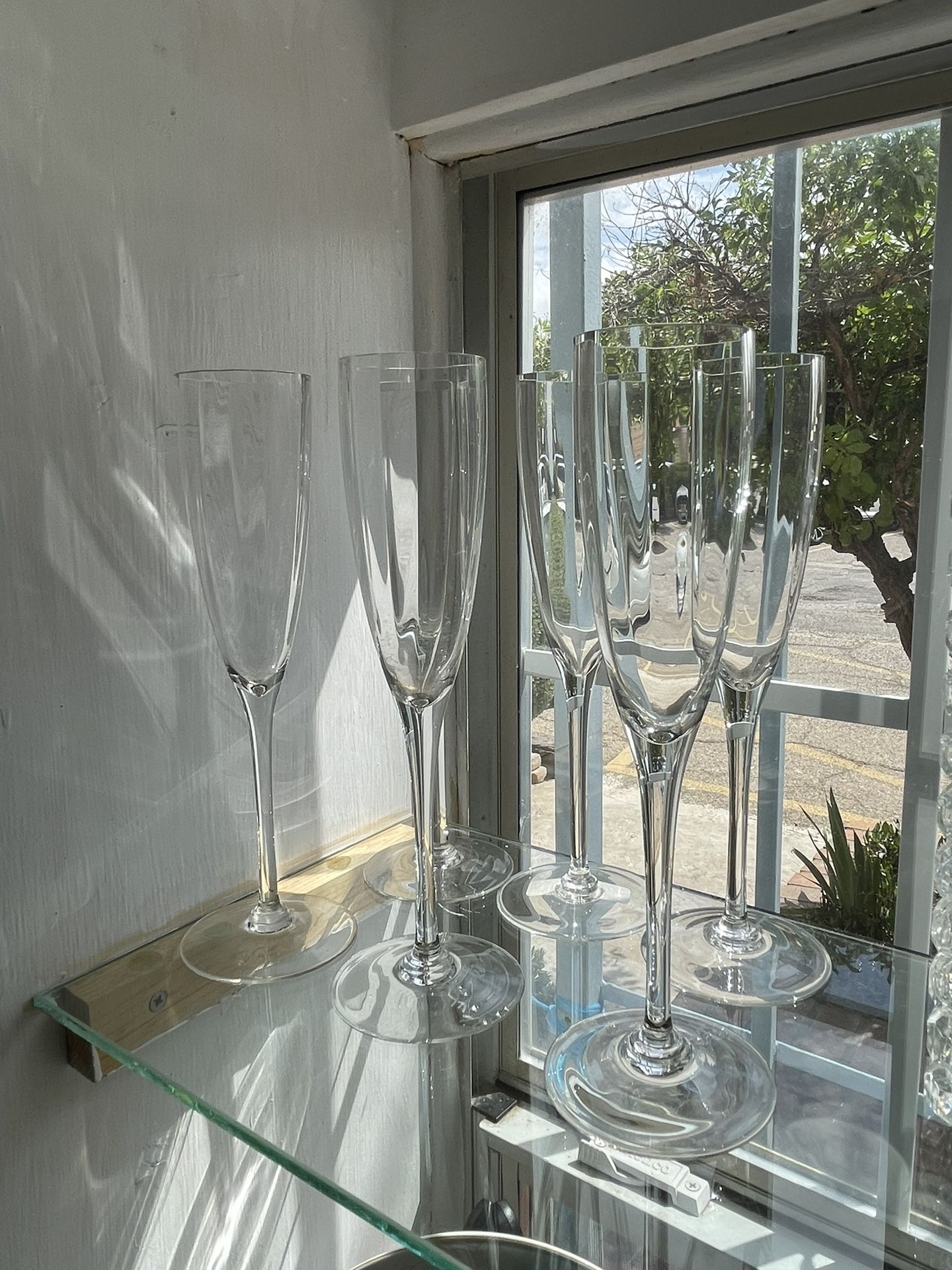 Set of Six champagne 🥂 Stems