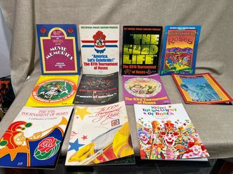 Vintage Tournament of Roses Parade Souvenir Programs - Lot of 11 between 1(contact info removed)