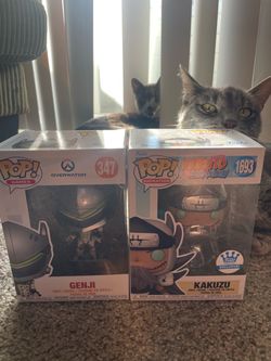 Genji and Kakuzu Funko Pops