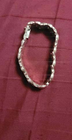 Sterling Silver Vintage Style Link Bracelet