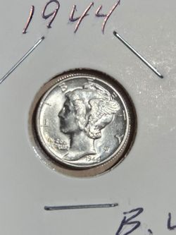 1944 Mercury Dime uncirculated