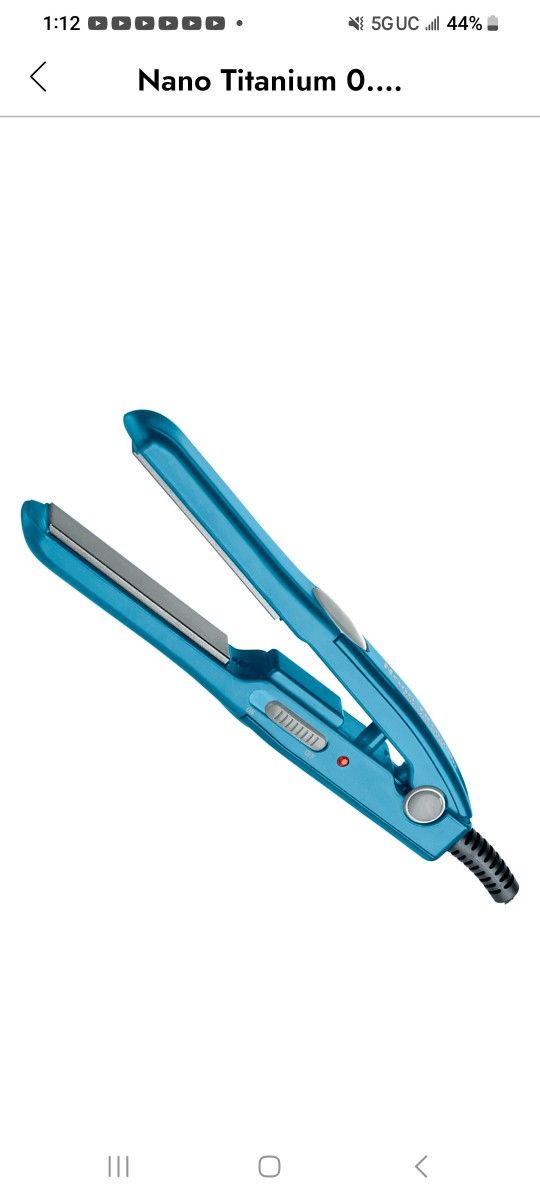 BABYLISSPRO NANOTITANIUM 1/2MINI FLAT IRON