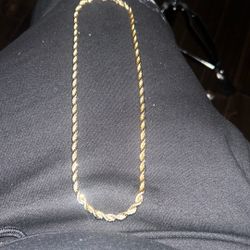 Rope Thick Chain Gold Plated 