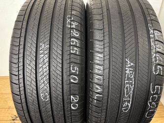 2 tires 265 50 20 Michelin Primacy all season like new no repairs