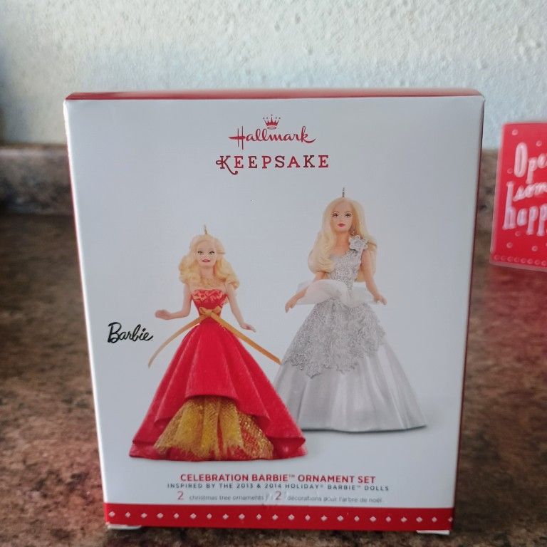 Hallmark Barbie Ornament Set