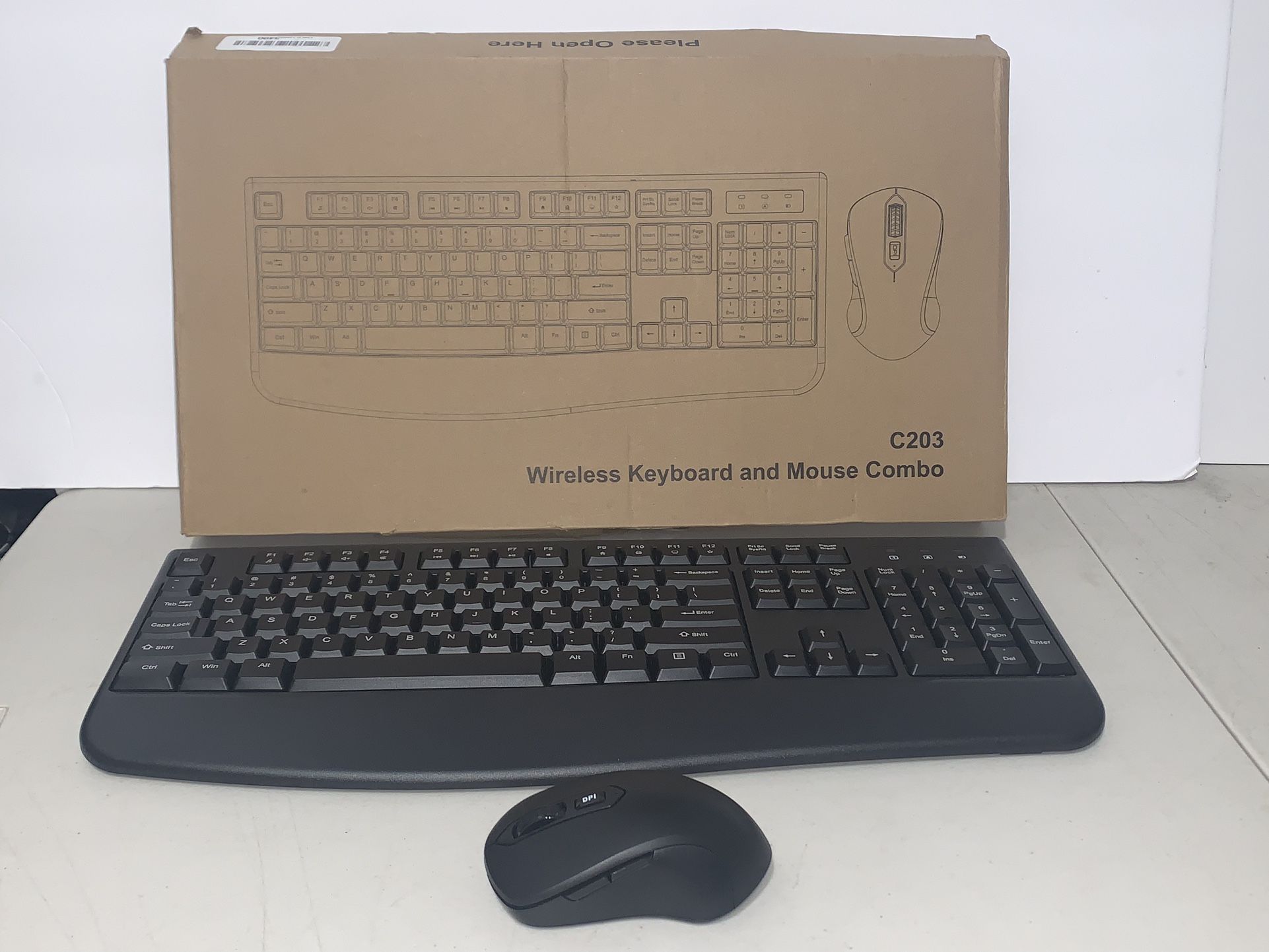 Wireless Keyboard And Mouse Combo C203 NEW