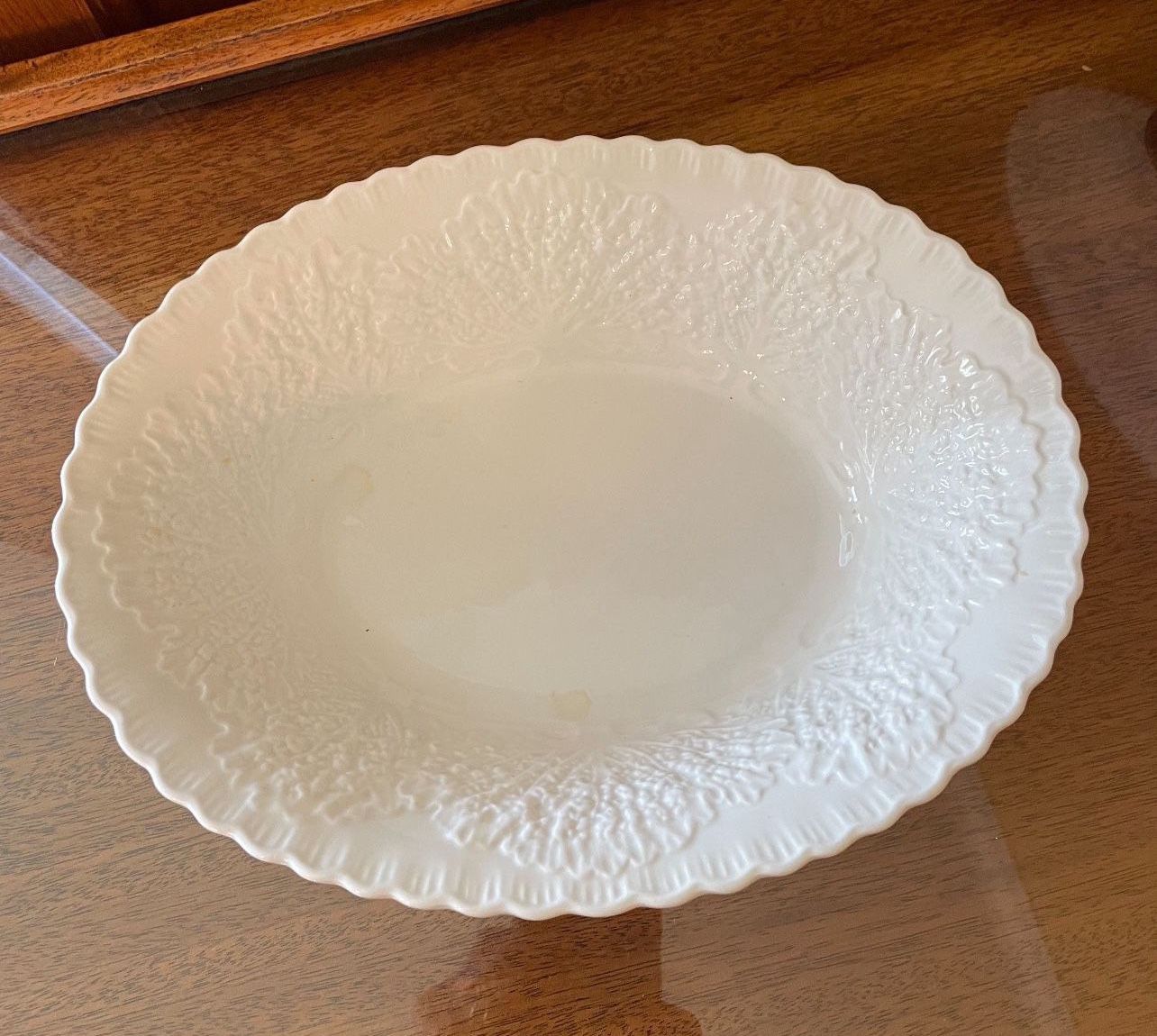 RARE Vintage Spode Copeland China, Cabbage pattern oval vegetable bowl