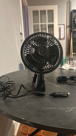 Fan that plugs into vehicle