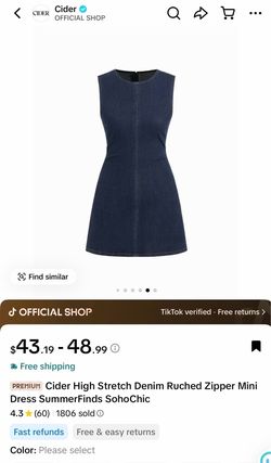 Cider Denim Dress
