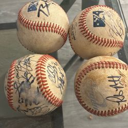 Signed Baseballs
