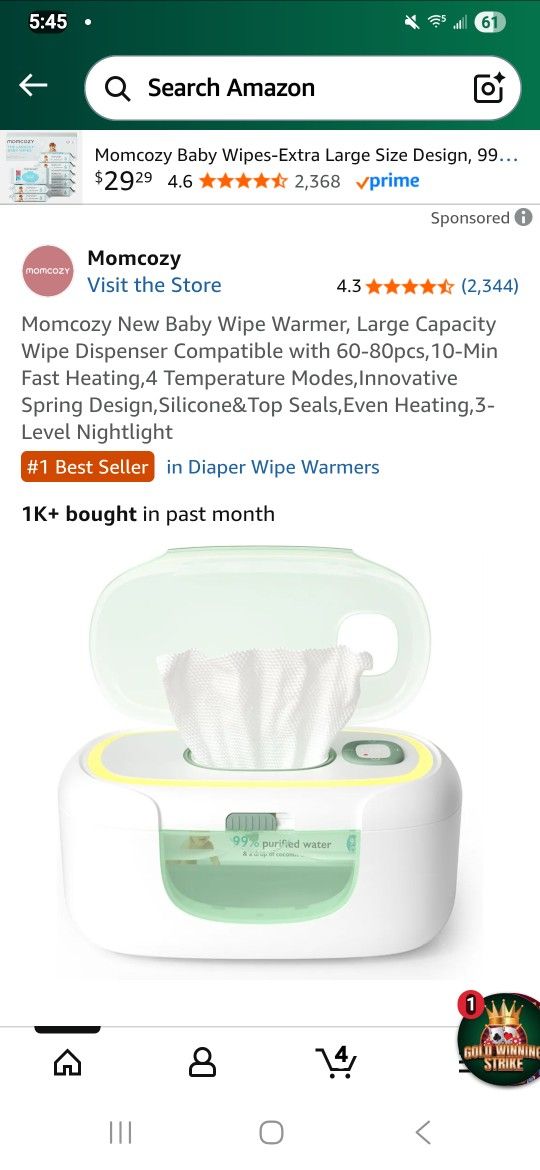 Momcozy WIPE Warmer