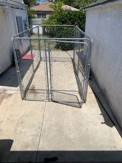 Galvanized Modular chain link dog kennel fence