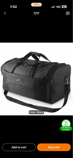 Oversize duffle bag