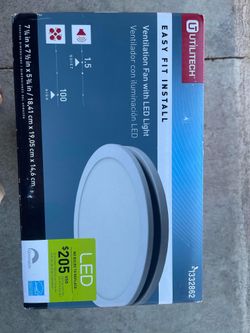 ventilation fan with led light