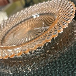 Vintage Anchor Hocking Miss America Pink Depression Glass Bread/Dessert Plate 5.75”