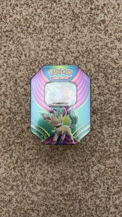 Pokemon Leafeon GX Evolutions Celebration Tin New Sealed