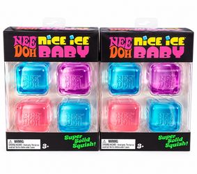NeeDoh Nice Ice Baby 4-Pack – NEW – Mini Nice Cubes