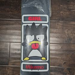 Girl Mikemo x SANRIO Badtz Skateboard Deck 